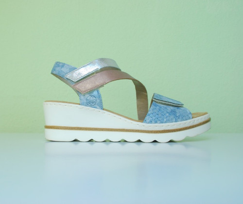 Rieker sandale keilsandalette - sandale,