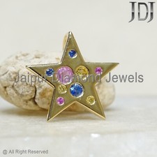 14k Massiv Gelbgold Natürlich