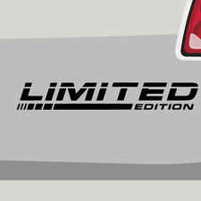 Aufkleber Limited edition Tuning Schrift Sticker Kleber Auto Motorrad Fahrrad