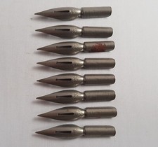 8x alte Schreibfeder Hermann