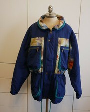 Vintage Aztex Aztekenmuster Jacke Winterjacke Übergangsjacke - M - 80er 90er