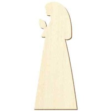 Holz krippenfigur betende - holz,