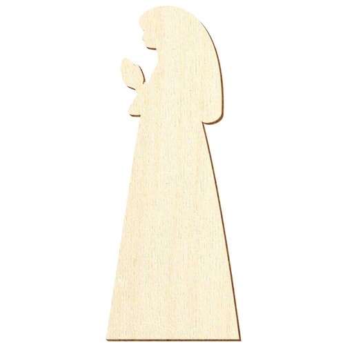 Holz krippenfigur betende - holz,