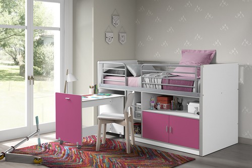 Hochbett kinderbett bonny - hochbett,