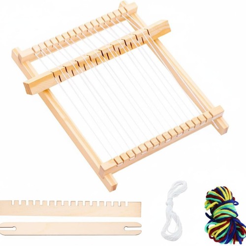 Kleiner webstuhl aus holz - aus,
