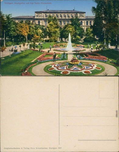 Ansichtskarte stuttgart - ansichtskarte,