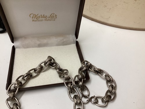 Silberne tolle schwere kette - ,
