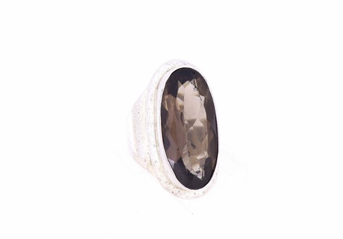 Rauchquarz ring lang - lang, herrlich