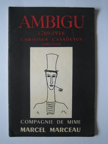 Programm theater mime - programm,