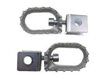 Enduro Fußrasten Satz Silber