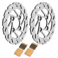 Bremsscheibe Beläge Vorne für Yamaha Wolverine YFM 350 F 95-05 YFM 400F Big Bear