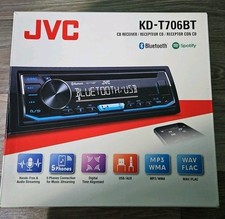 JVC KD-T706BT Autoradio CD-Receiver Bluetooth USB AUX Spotify MP3 WMA FLAC