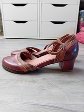 Neosens Pumps Halbschuhe Riemchen Braun Leder 38 Neuwertig Vintage