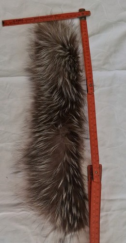 Echt fellrest silberfuchs aus - echt,