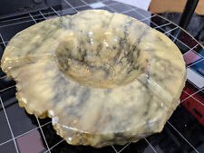 Aschenbecher Naturstein Alabaster Handarbeit Made in Italy 60/70er Jahre Vintage