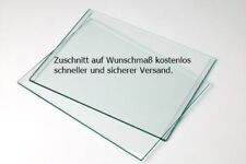 Glas nach Maß 4,5,6,8 mm Zuschnitt Glasplatte Glasregal inkl.gesäumte Kanten