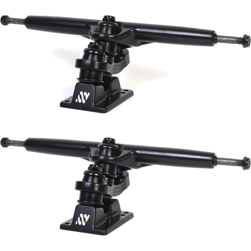 Schwarze skateboard trucks - skateboard, 7"