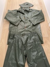 Retro Regenanzug Ölzeug PVC