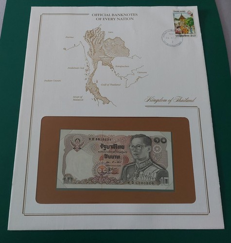 Banknotenbrief thailand 10 - thailand,