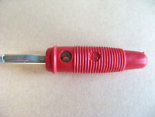 Hirschmann Bananenstecker  und 7-fach Verteiler mit Einbaubuchse.