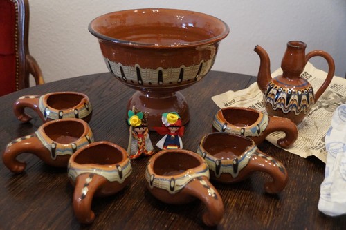 Set orig bulgarische keramik - set,