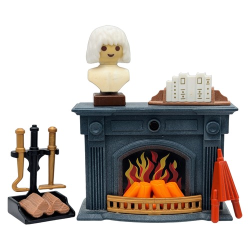 Playmobil kamin schwarz groß - playmobil,
