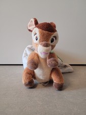 Disney/Nicotoy: Plüsch Kuscheltier Bambi mit Schlafdecke ca. 24 cm groß