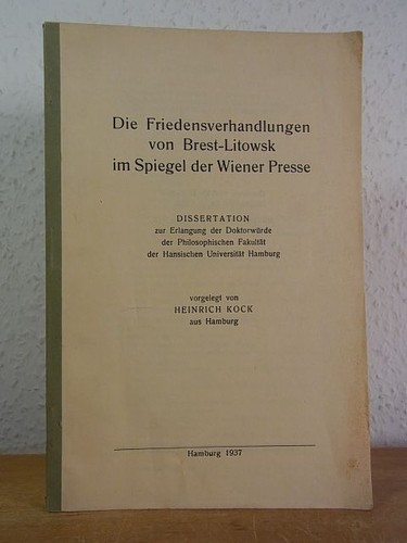 Die friedensverhandlungen von - die,
