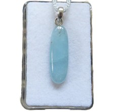 Aquamarin Cabochon Anhänger