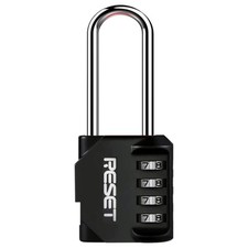 4-stelliges Zink-Schloss robustes Vorhängeschloss für Außen- und Innenbereich