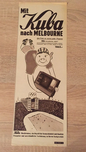 Orig werbung reklame 1956 - orig,