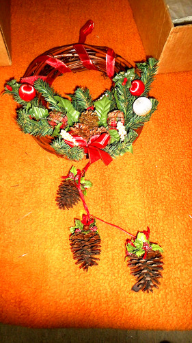 Adventskranz türkranz 30cm - adventskranz, Ø