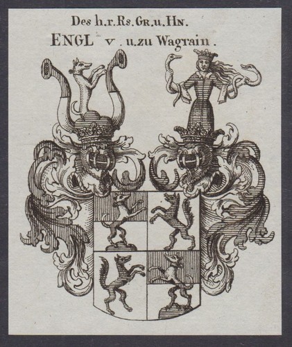 Engl von wagrain wappen coat - von,