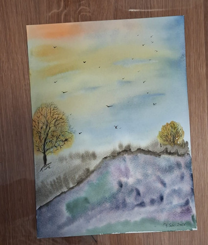 Original bild aquarell - original,