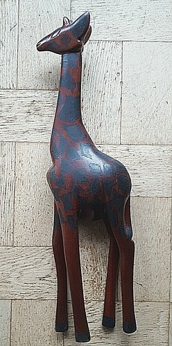 Afrika giraffe holz skulptur - giraffe,