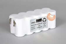 NiCd 12V 1500mAh 1,5Ah Akkupack Notlicht Notbeleuchtung Ni-Cd Faston Anschlüsse