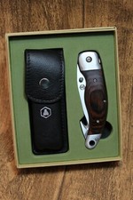 edles LAGUIOLE Taschenmesser / Jagdmesser + Etui - Neu & ovp - 268457