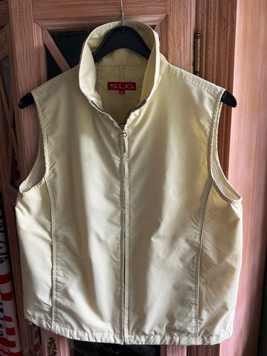 Weste damen hellgelb mit - m,