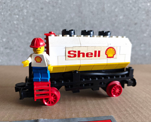 Lego 7816 shell - shell, tankerwagen