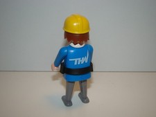 Playmobil SPECIAL‼️ THW Figur 1993 Werbefigur Helfer zum BWK Berlin (Rarität)