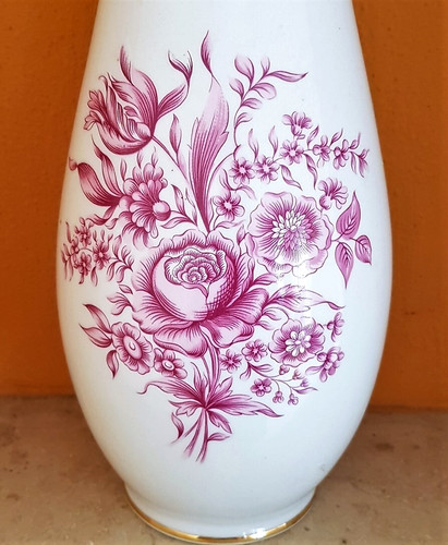 Antike florale porzellanvase - antike,