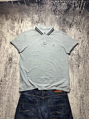 Graues polo shirt von - shirt, moncler