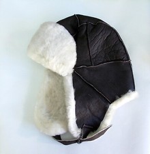 Lammfell Fliegermütze  M