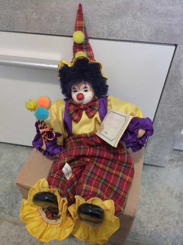 Clown sitzende figur - clown, 40
