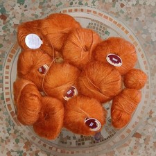 Flauschiges Mohair-Garn der