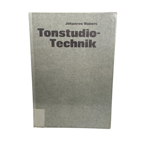 Vintage tonstudio technik buch - tonstudio-technik,