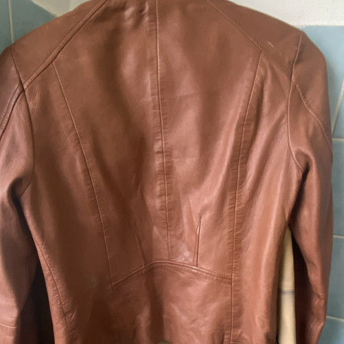 Manguun damen lederjacke - lederjacke, braun