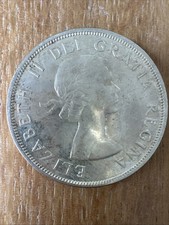 Kanada Canada Silber 1 Dollar 1958 - 100 Jahre Kronkolonie British Columbia