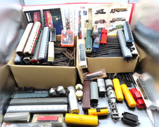 #SE4724# XXL Märklin, Fleischmann, Trix Lima Eisenbahn Schienen *defekt,Bastler*