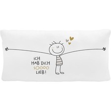 SHEEPWORLD AG Plüschkissen "Ich hab dich soooo lieb" - 74491